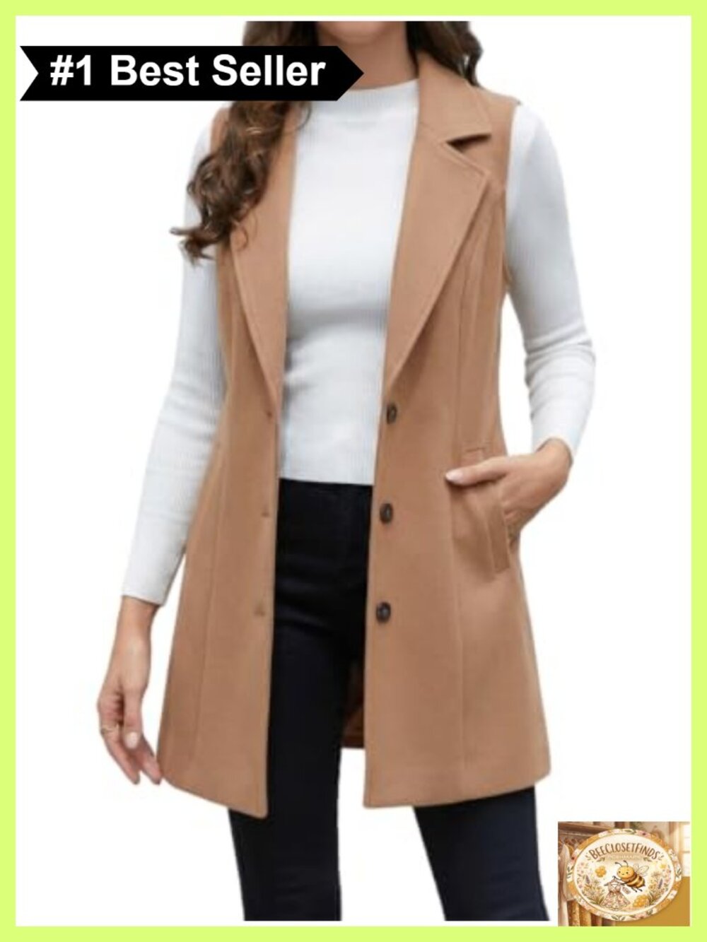 Women's Sleeveless Plaid Vest Notch Lapel Casual Fall Winter